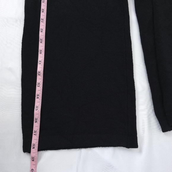 St. John Caviar Wool Blend Wide Leg Pull On pants size 4 - Picture 6 of 8